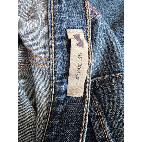 Levis 515 Bootcut Jeans Womens 14 Denim Blue Made In Egypt - Picture 4 of 5